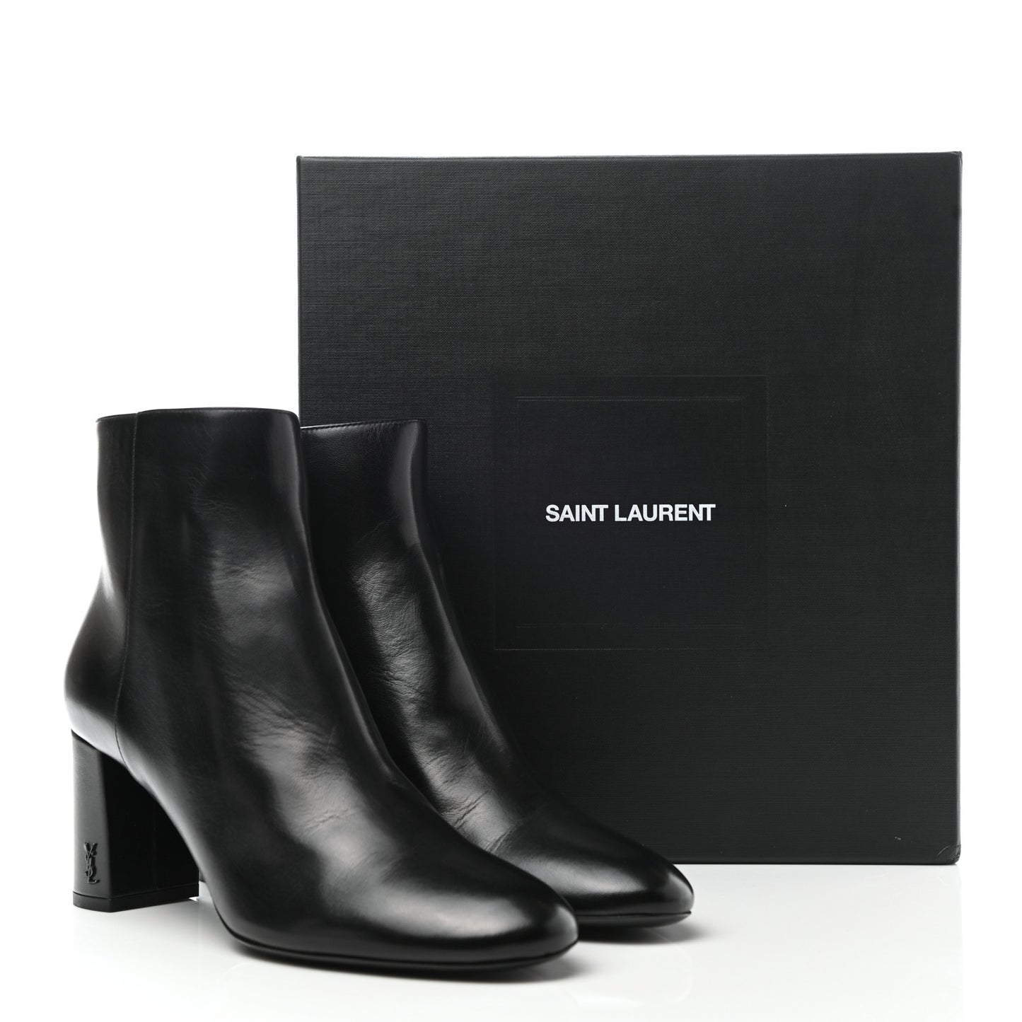 Nappa Vendome Loulou Ankle Zip Boots 39.5 Black