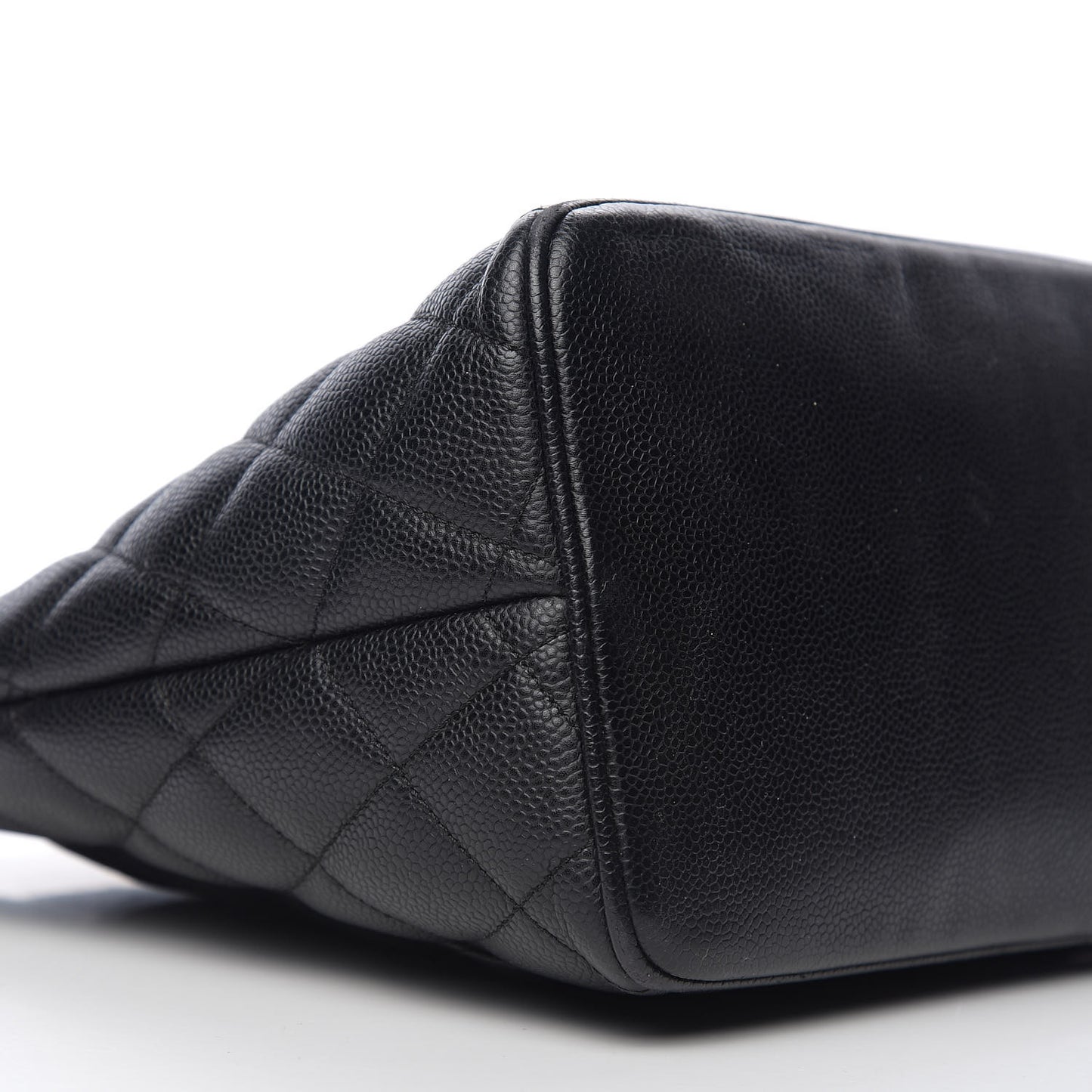 Caviar Quilted Medallion Tote Black