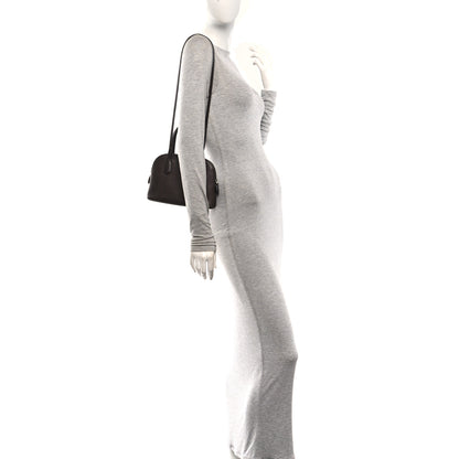The Row Polished Saddle Calfskin Ingrid Shoulder Bag Hippo Grey 2 of 9