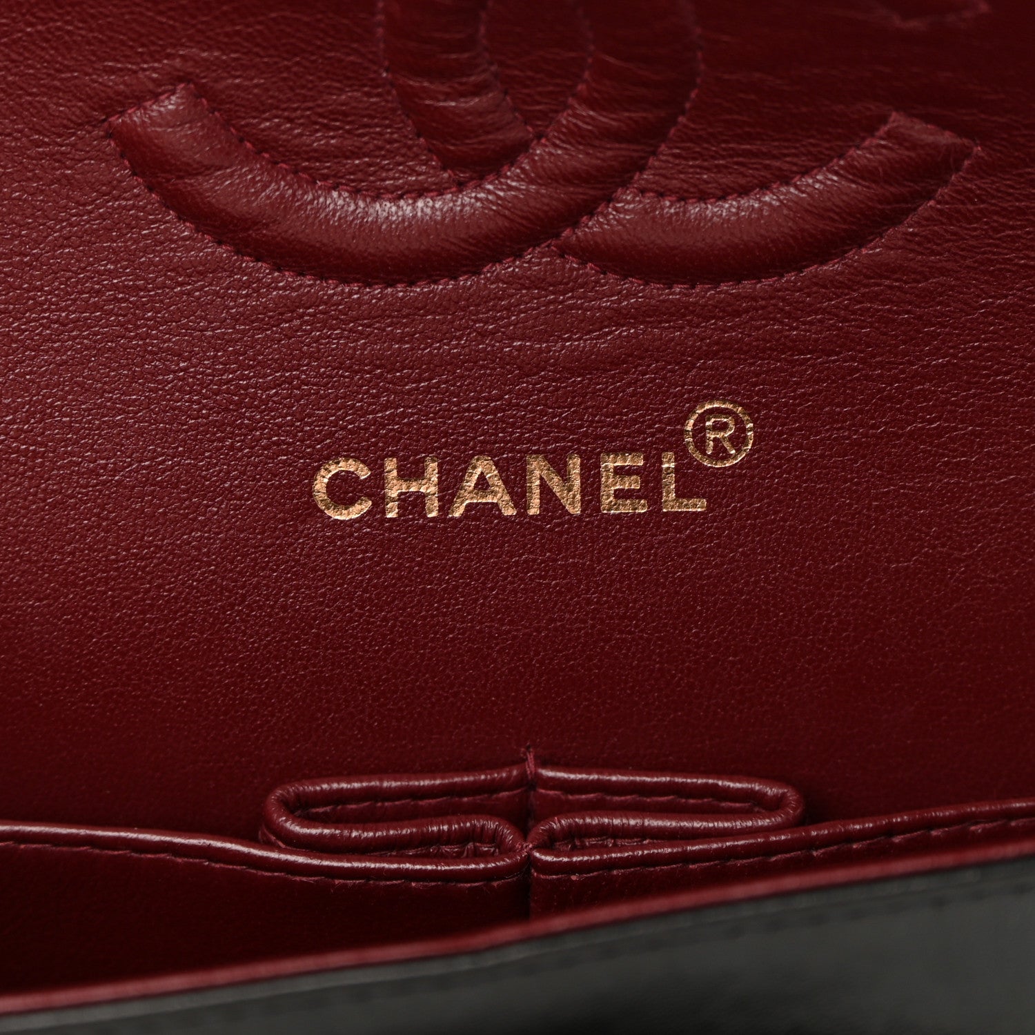 Chanel Lambskin Quilted Medium Double Flap Black 6 of 15