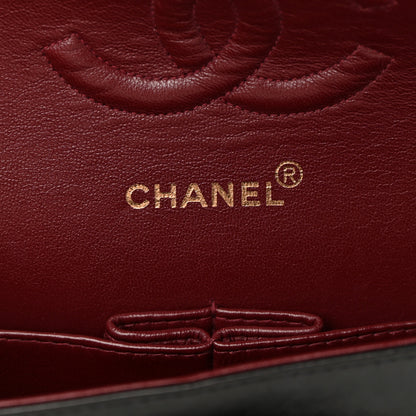 Chanel Lambskin Quilted Medium Double Flap Black 6 of 15
