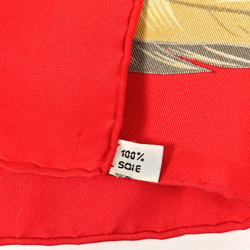 Silk Combats De Coqs Scarf 90