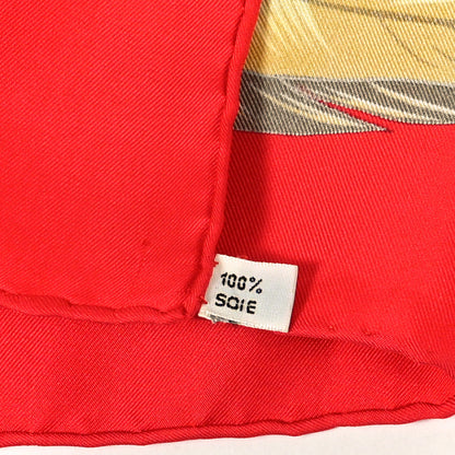 Hermes Silk Combats De Coqs Scarf 90 3 of 3
