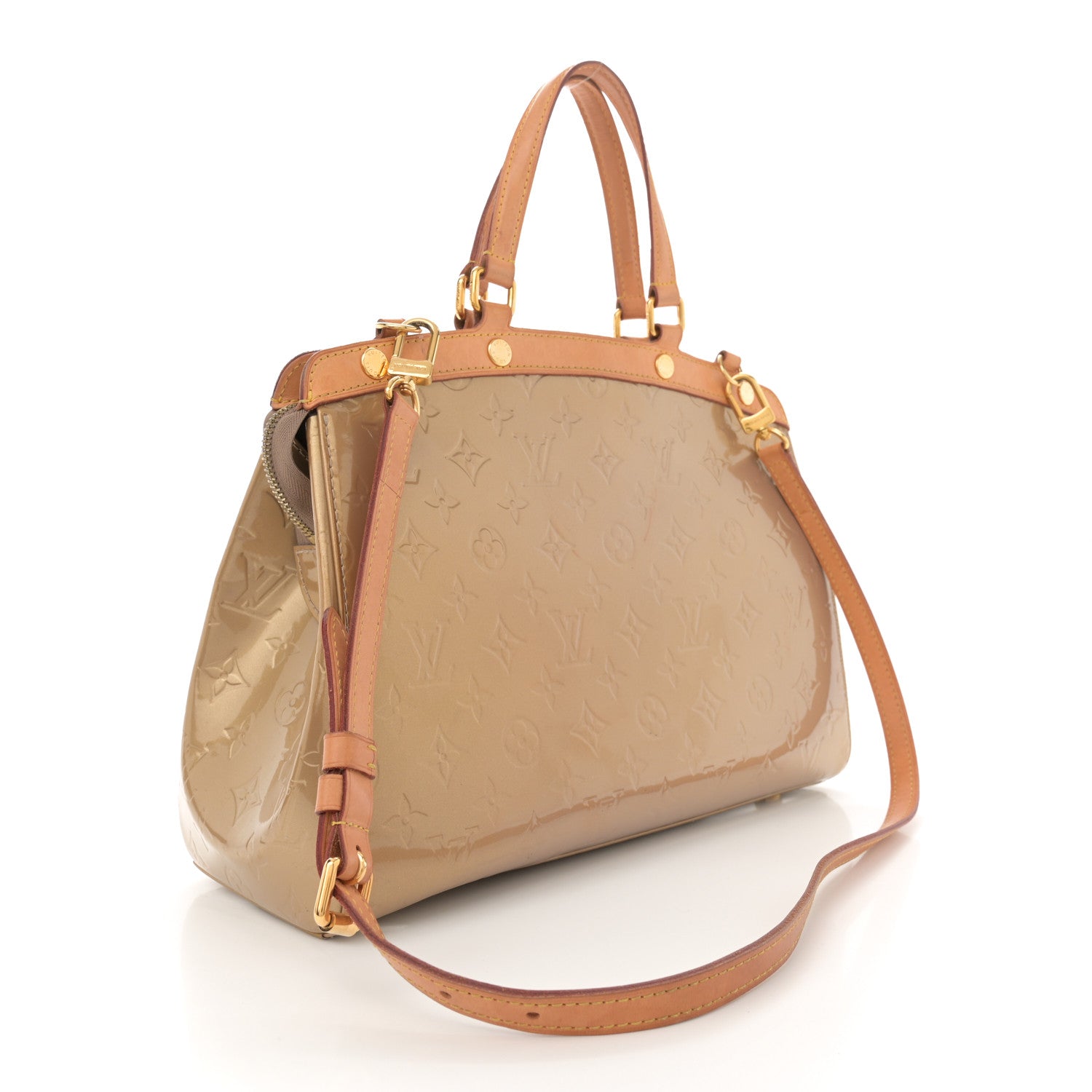 Louis Vuitton Vernis Brea MM Beige Poudre 3 of 13