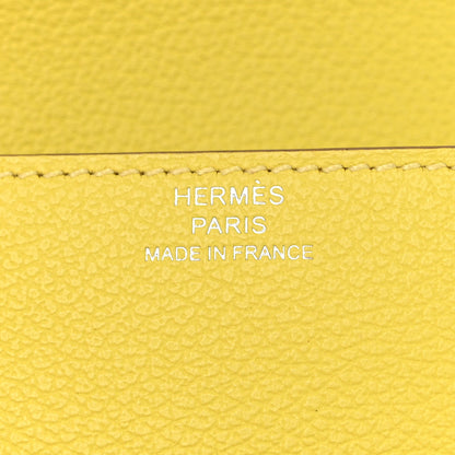 Hermes Evercolor Roulis Slim Wallet Lime 7 of 9