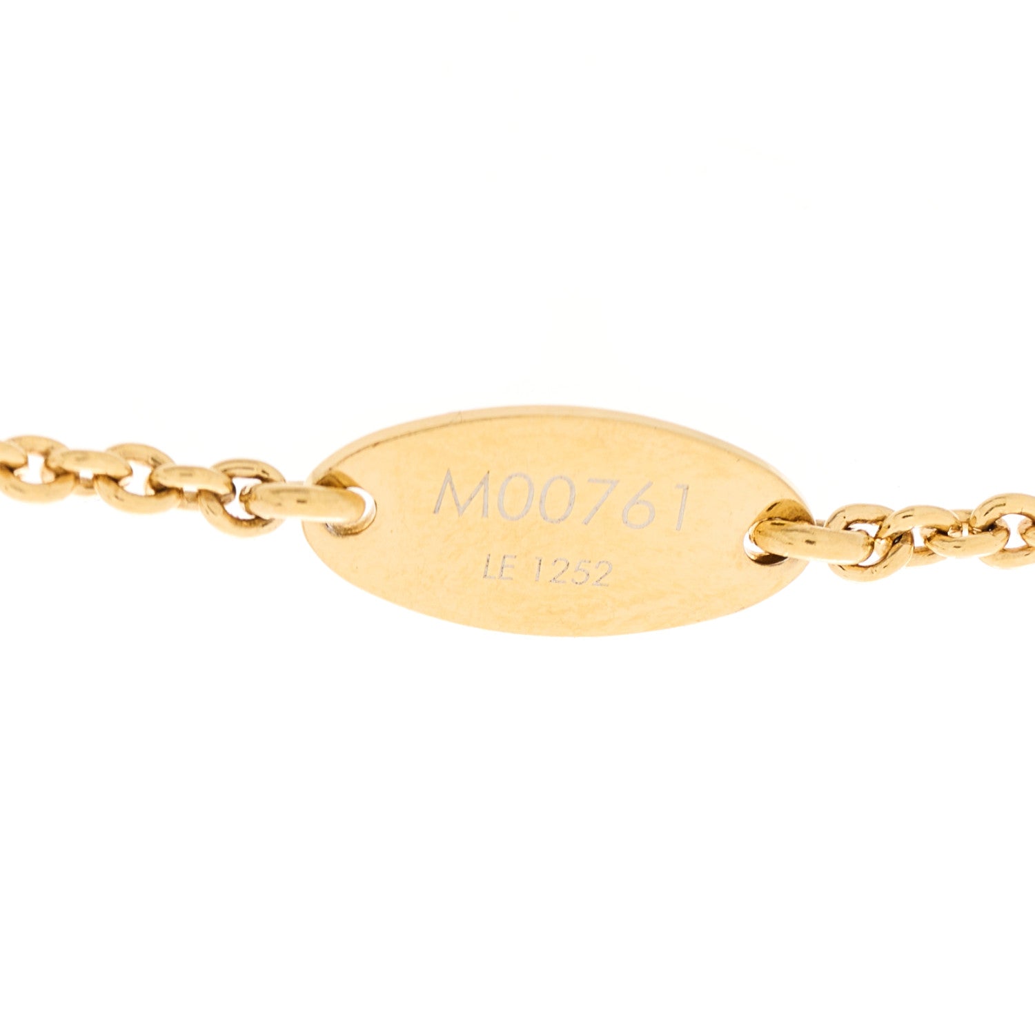 Louis Vuitton LOUIS VUITTON Metal LV Eclipse Bracelet Gold 5 of 6
