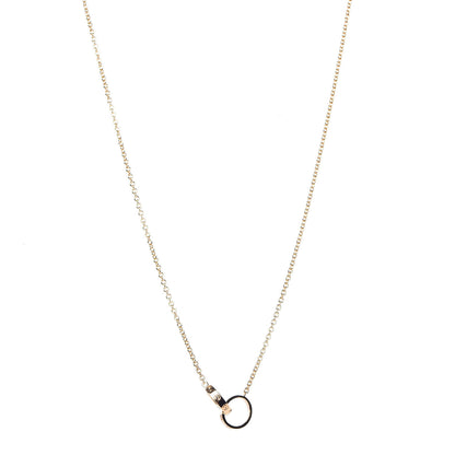 Cartier 18K Yellow Gold Interlocking LOVE Necklace 1 of 7