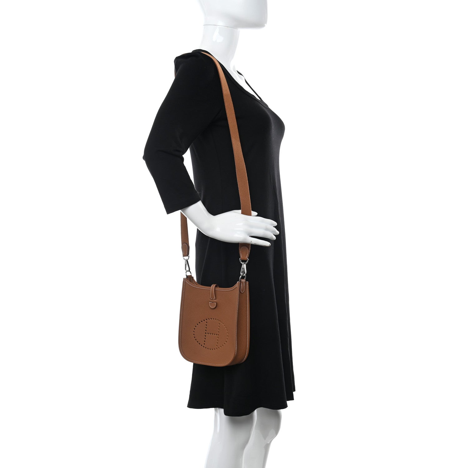 Hermes Taurillon Maurice Evelyne TPM Gold 2 of 11