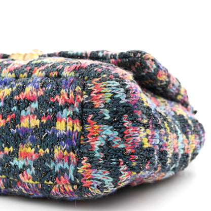 Chanel Tweed Quilted Medium Chanel 19 Flap Dark Multicolor 10 of 12