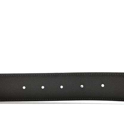 Hermes Chamonix Togo 32mm Belt 90 36 Plomb Vert De Gris 4 of 5