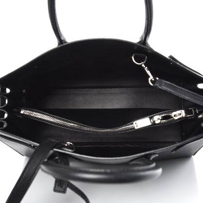 Saint Laurent Grained Calfskin Small Sac De Jour Black 5 of 12
