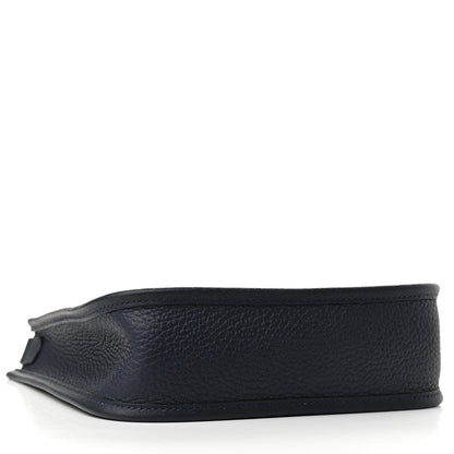 Hermes Taurillon Clemence Evelyne TPM Bleu Nuit 3 of 8