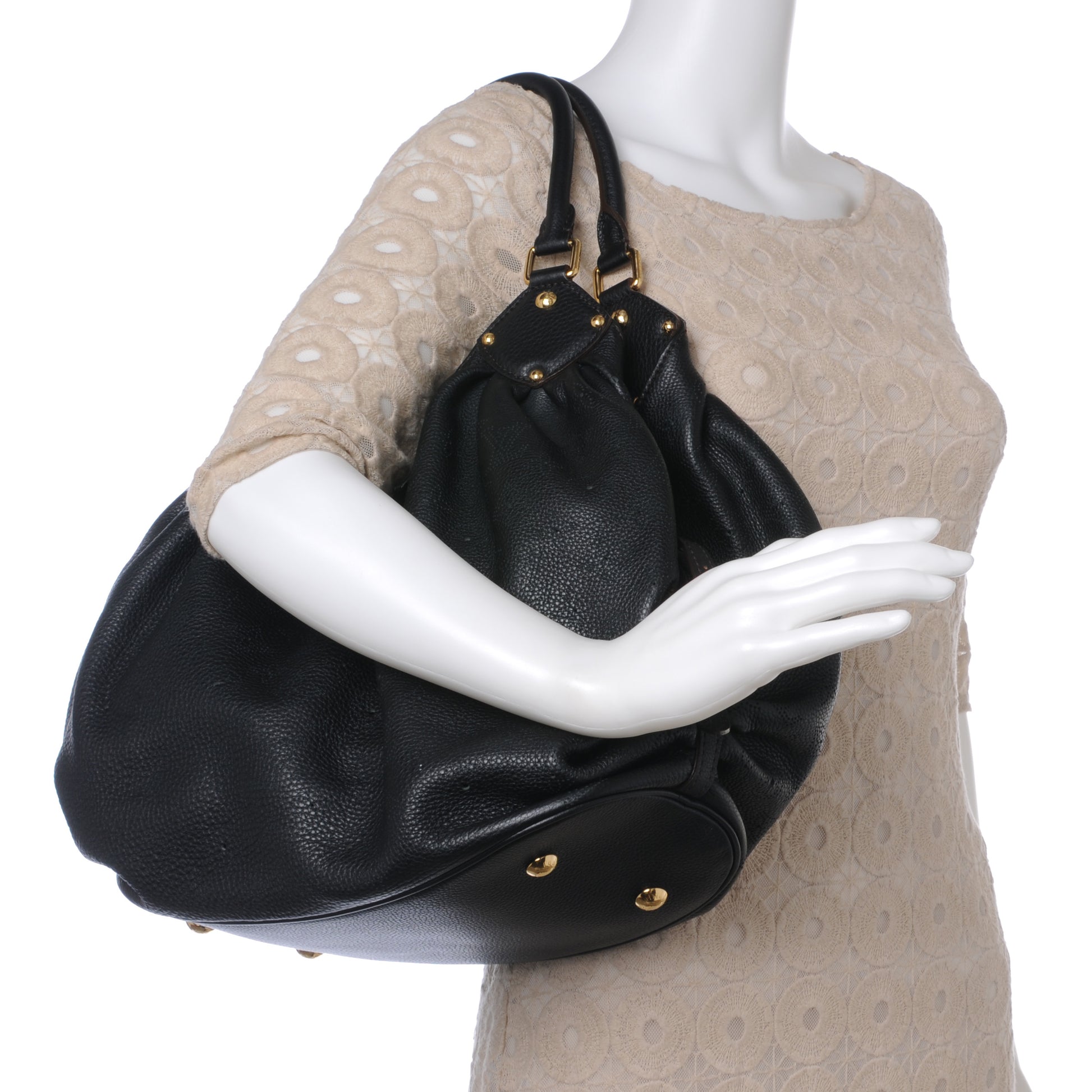 Louis Vuitton Mahina L Black 2 of 7