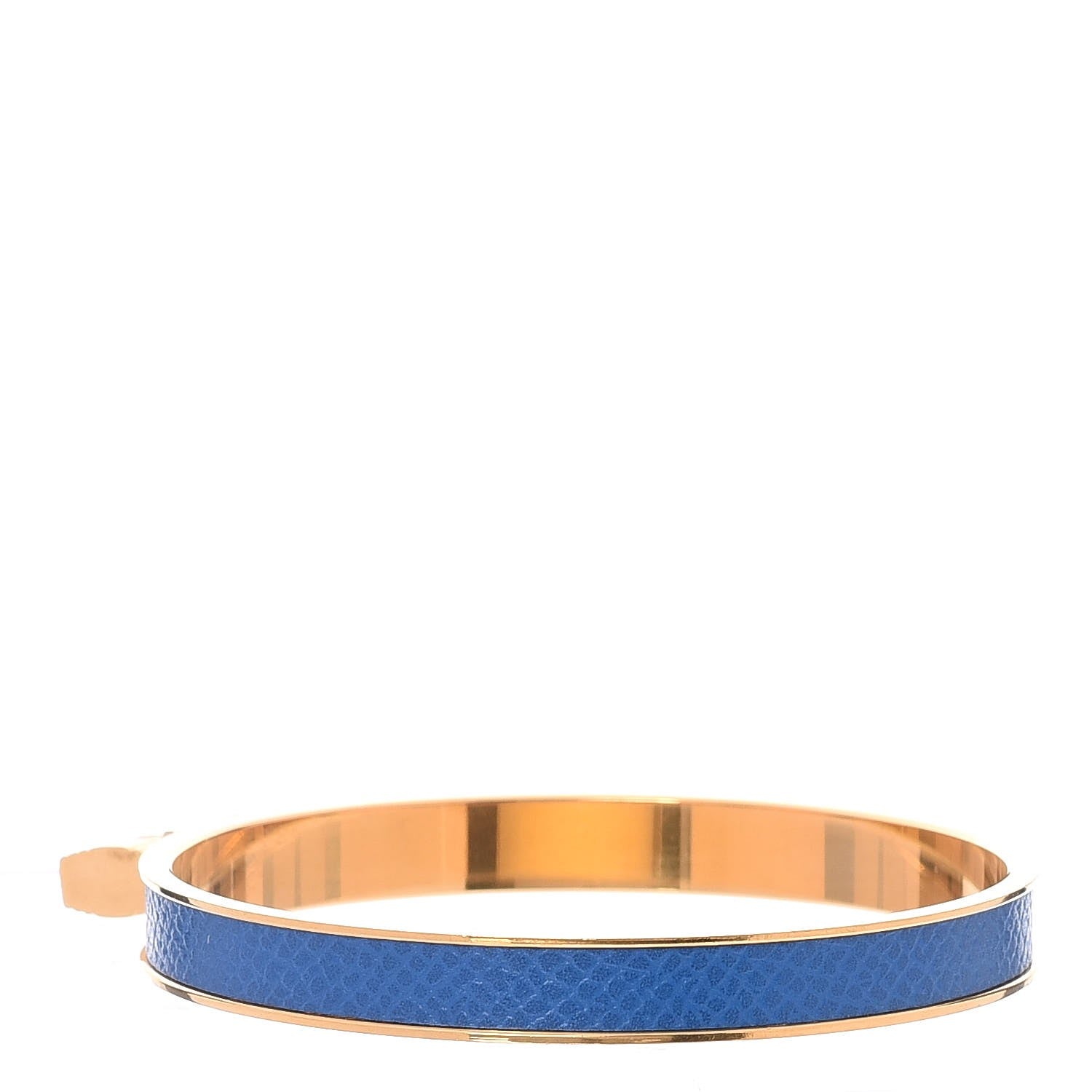 Hermes Courchevel Kelly Lock Cadena Bracelet Brighton Bleu 3 of 5