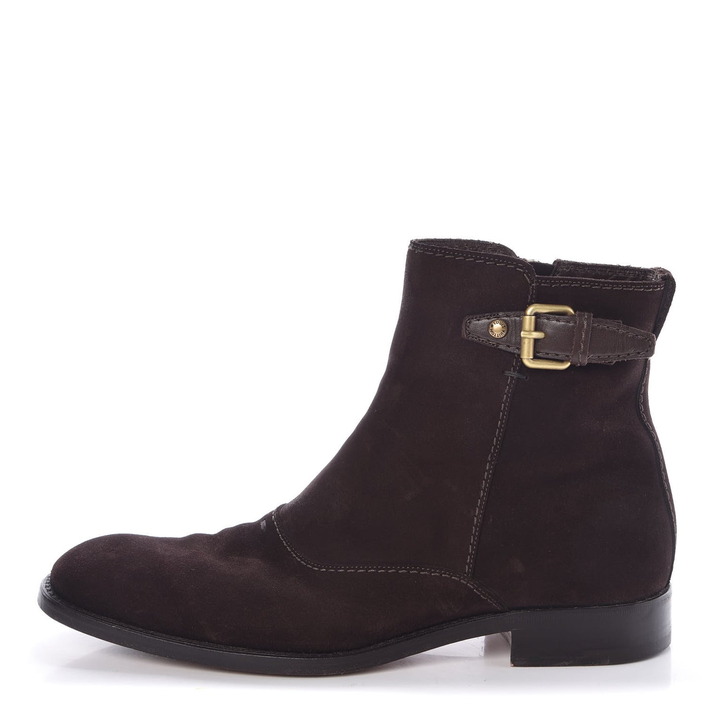 Suede Mens Boots 8 Dark Brown