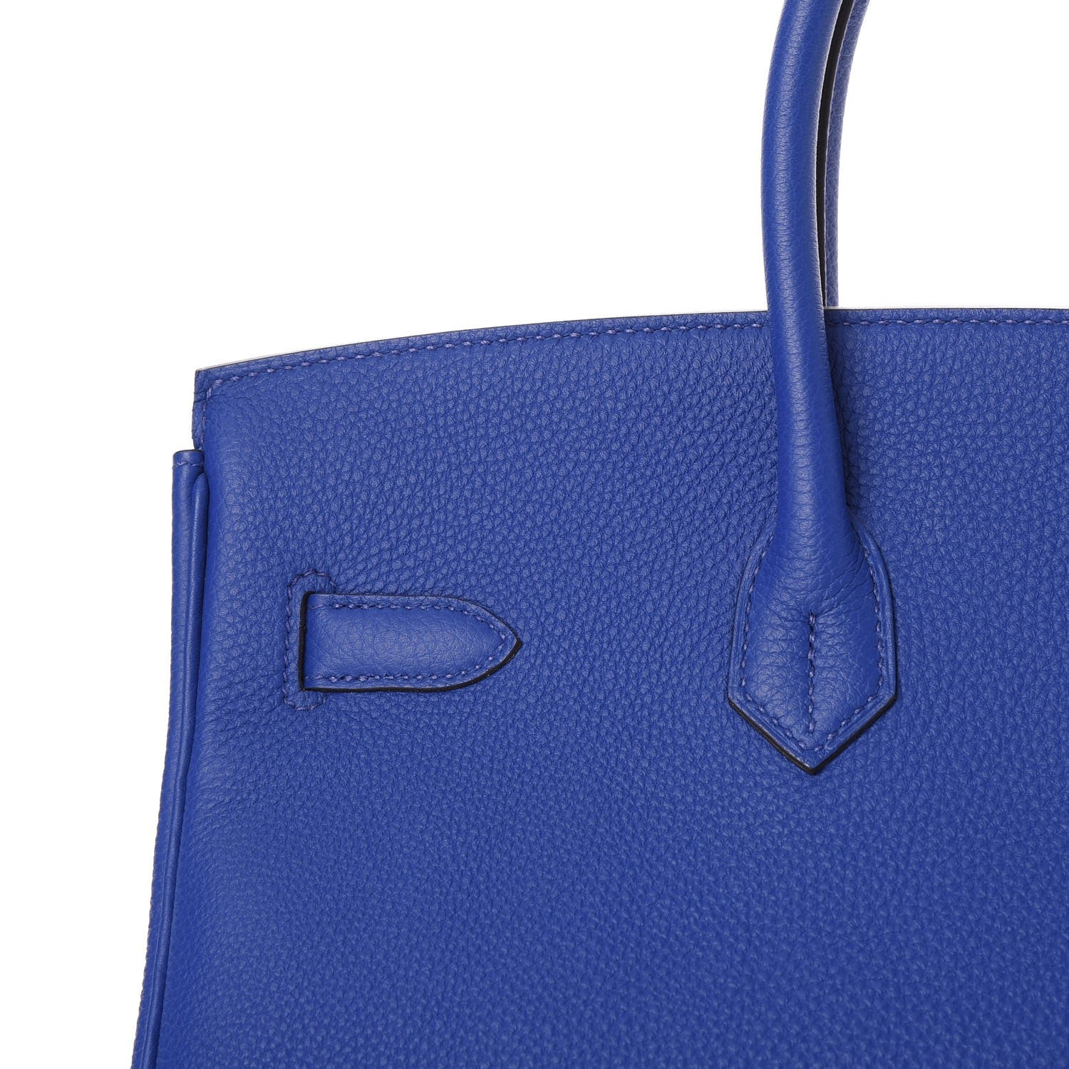 Hermes Togo Birkin 35 Bleu Electrique 26 of 33