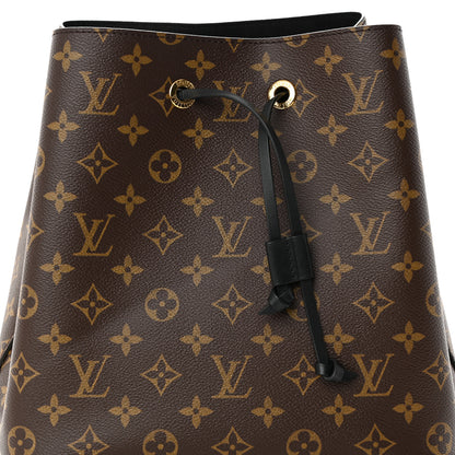 Louis Vuitton Monogram Neonoe MM Black 7 of 10