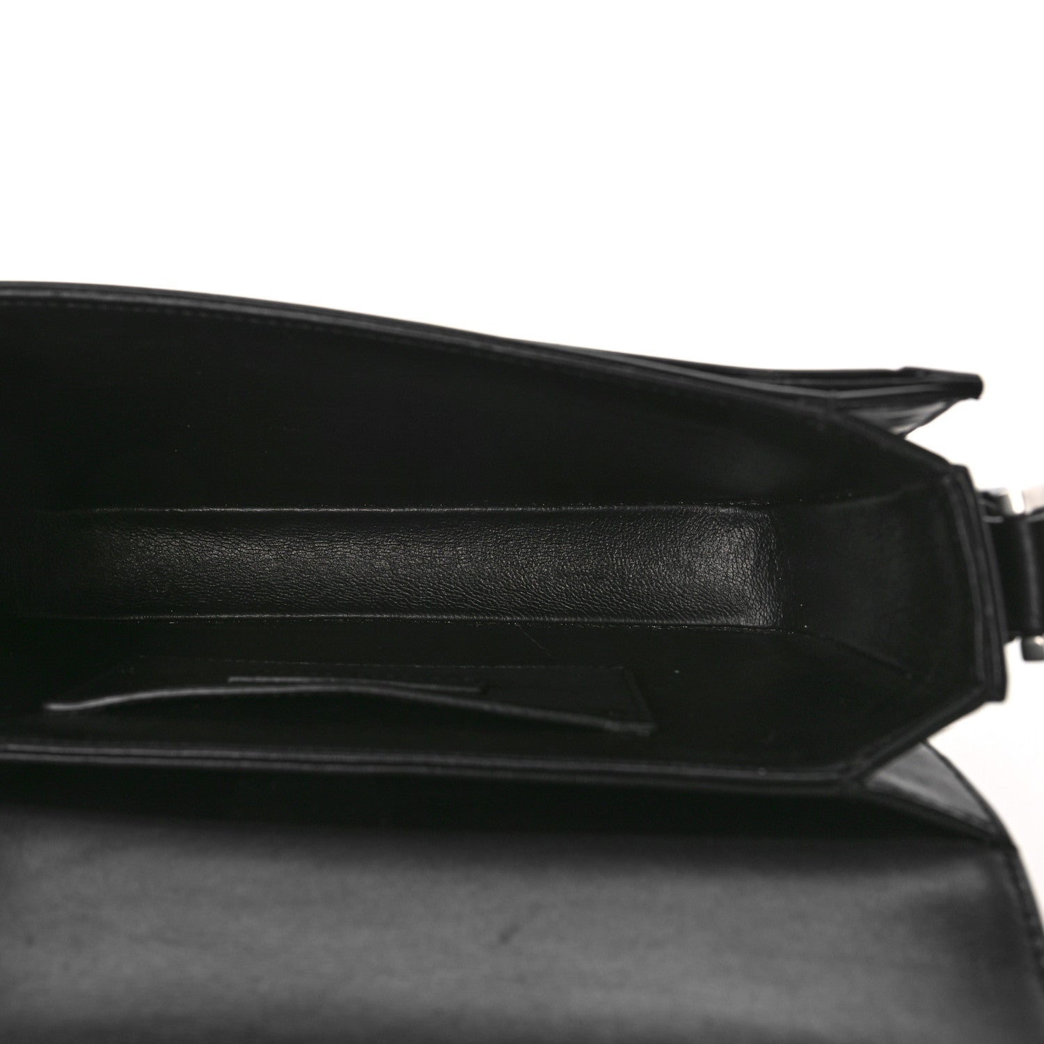 Saint Laurent Box Calfskin Monogram Medium Solferino Satchel Black 5 of 10