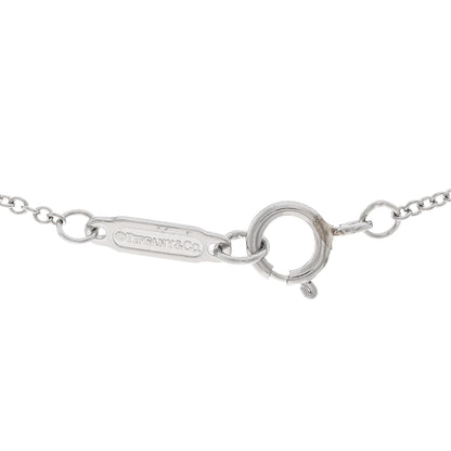 Tiffany Platinum Diamond .16ct Solitaire Pendant Necklace 4 of 5