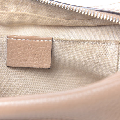 Gucci Pebbled Calfskin Small Soho Disco Bag Camelia 6 of 19