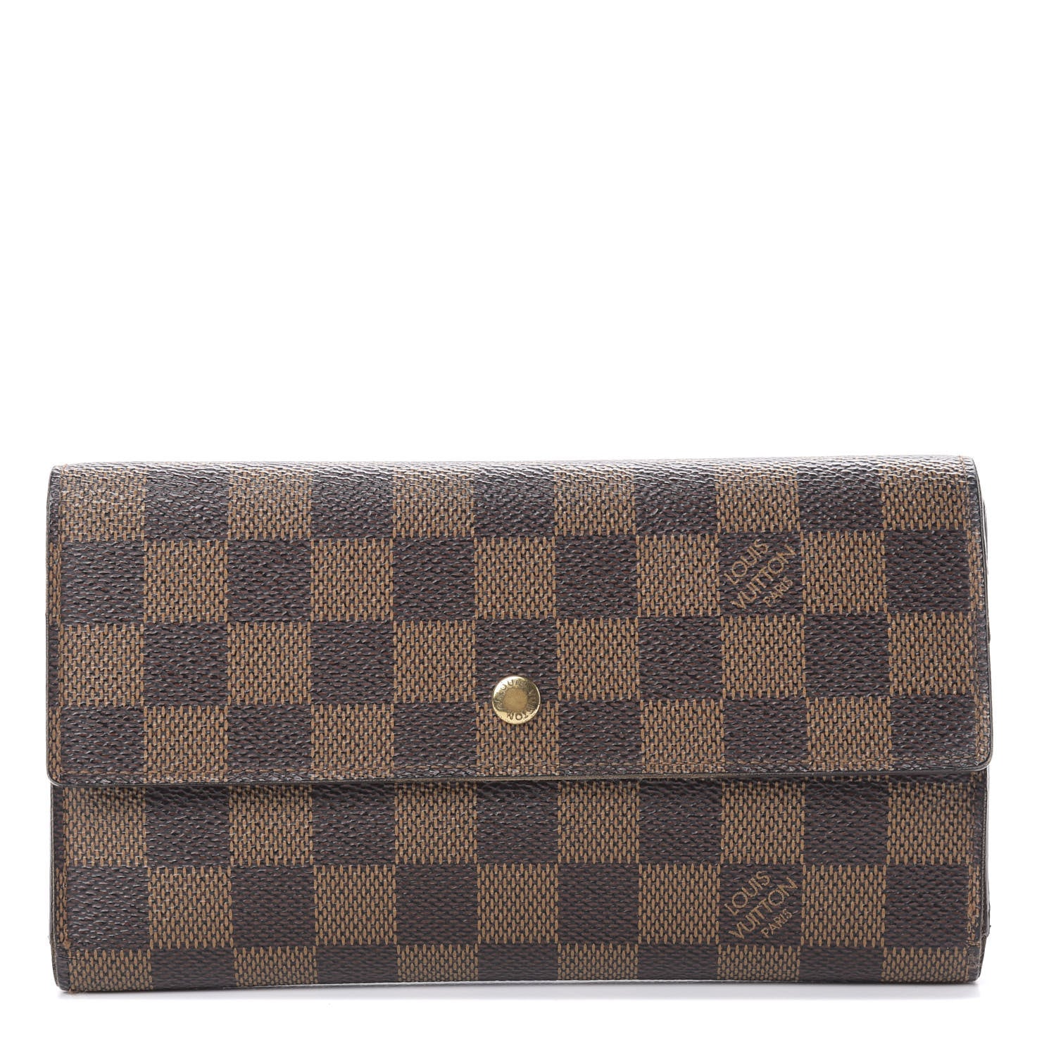 Louis Vuitton Damier Ebene Porte Tresor International Wallet 1 of 18