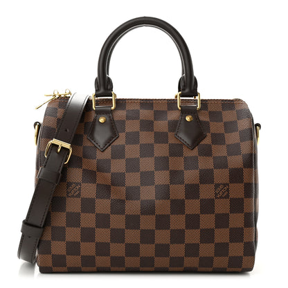 Louis Vuitton LOUIS VUITTON Damier Ebene Speedy Bandouliere 25 1 of 9