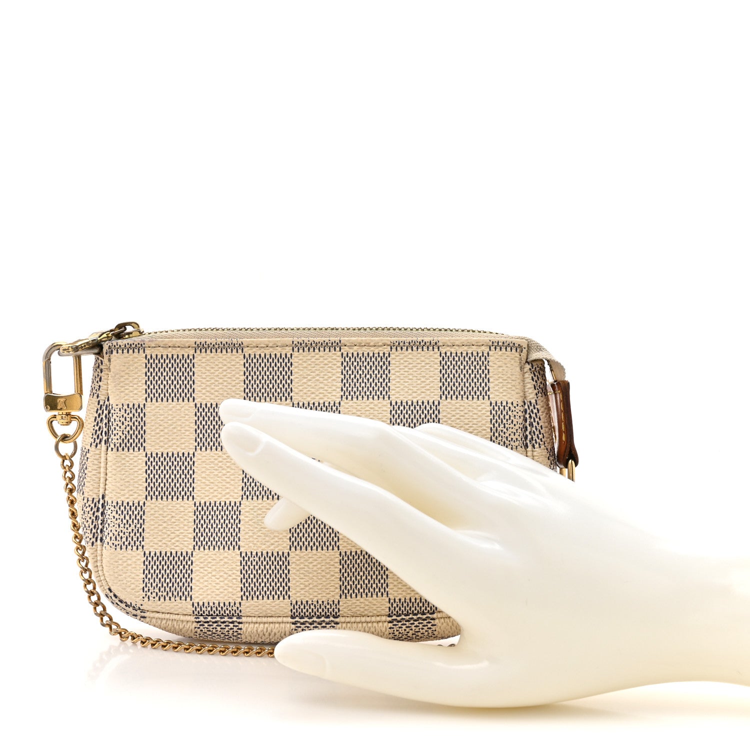 Louis Vuitton Damier Azur Mini Pochette Accessories 2 of 12