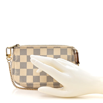 Louis Vuitton Damier Azur Mini Pochette Accessories 2 of 12