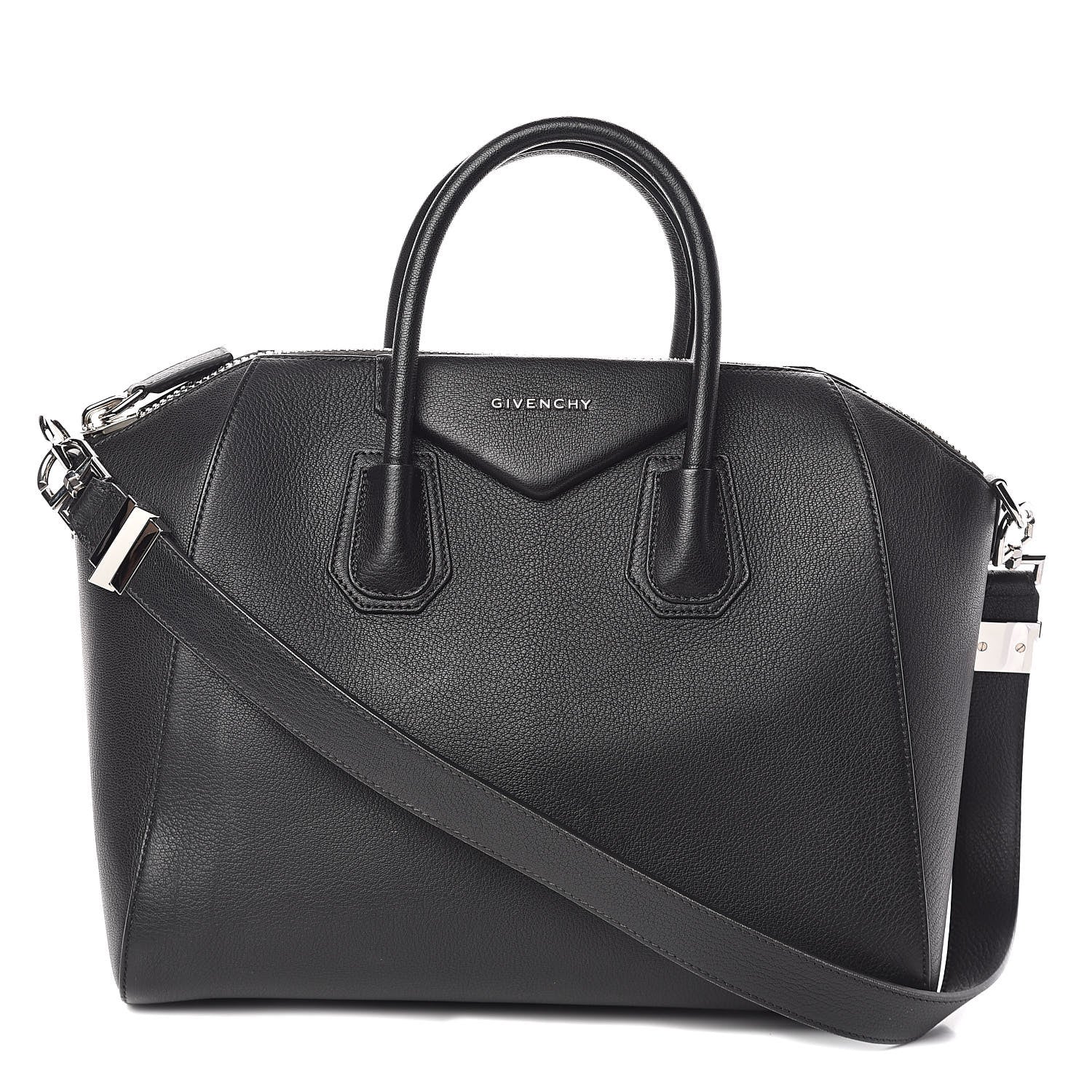 Givenchy Sugar Goatskin Medium Antigona Black 1 of 10