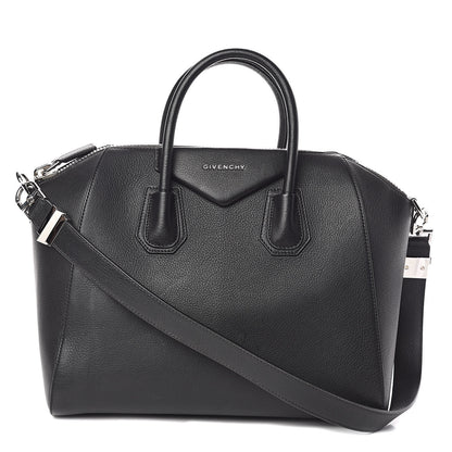 Givenchy Sugar Goatskin Medium Antigona Black 1 of 10