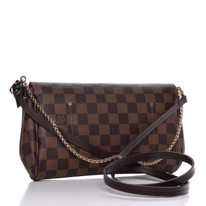 Louis Vuitton Damier Ebene Favorite MM 3 of 8