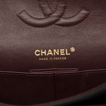 Chanel Lambskin Quilted Medium Double Flap Black 6 of 14