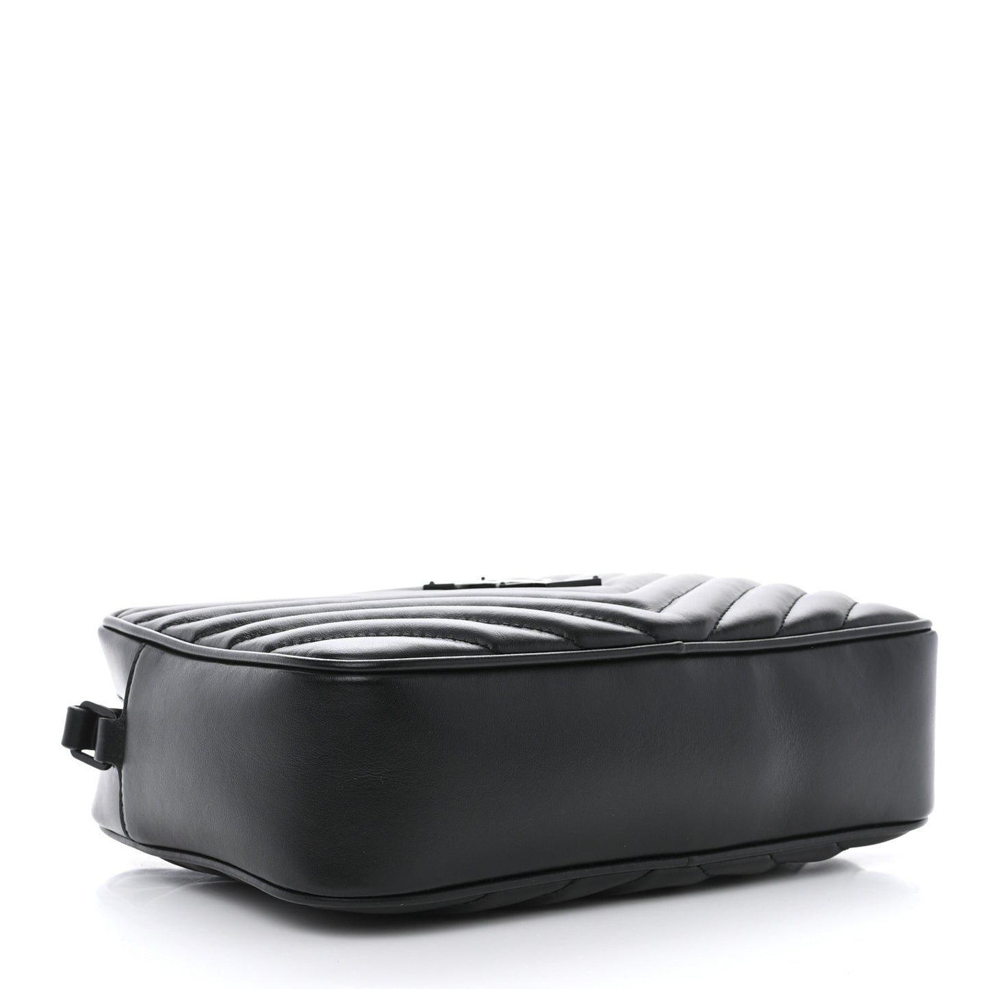 Calfskin Matelasse Monogram Monochrome Lou Camera Bag Black