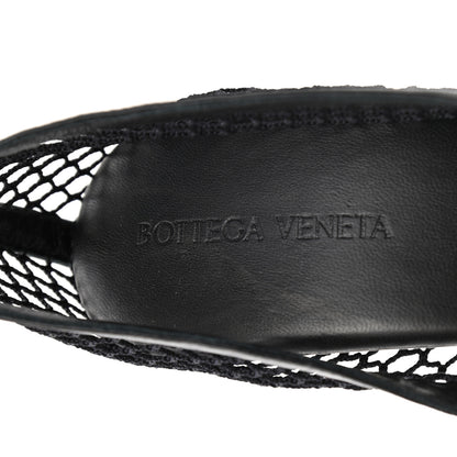Bottega Veneta Mesh Nappa Chunky Chain Sandals 40.5 Black 7 of 7