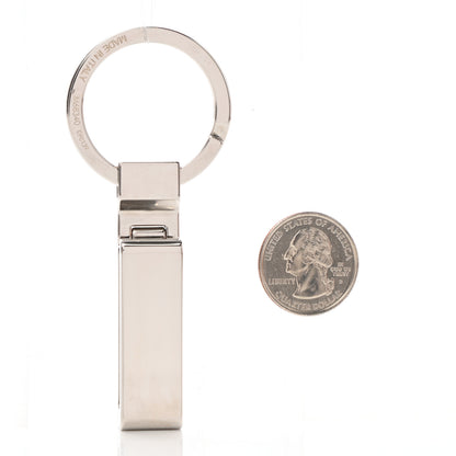 Louis Vuitton Belt Tab Key Ring Silver 2 of 4