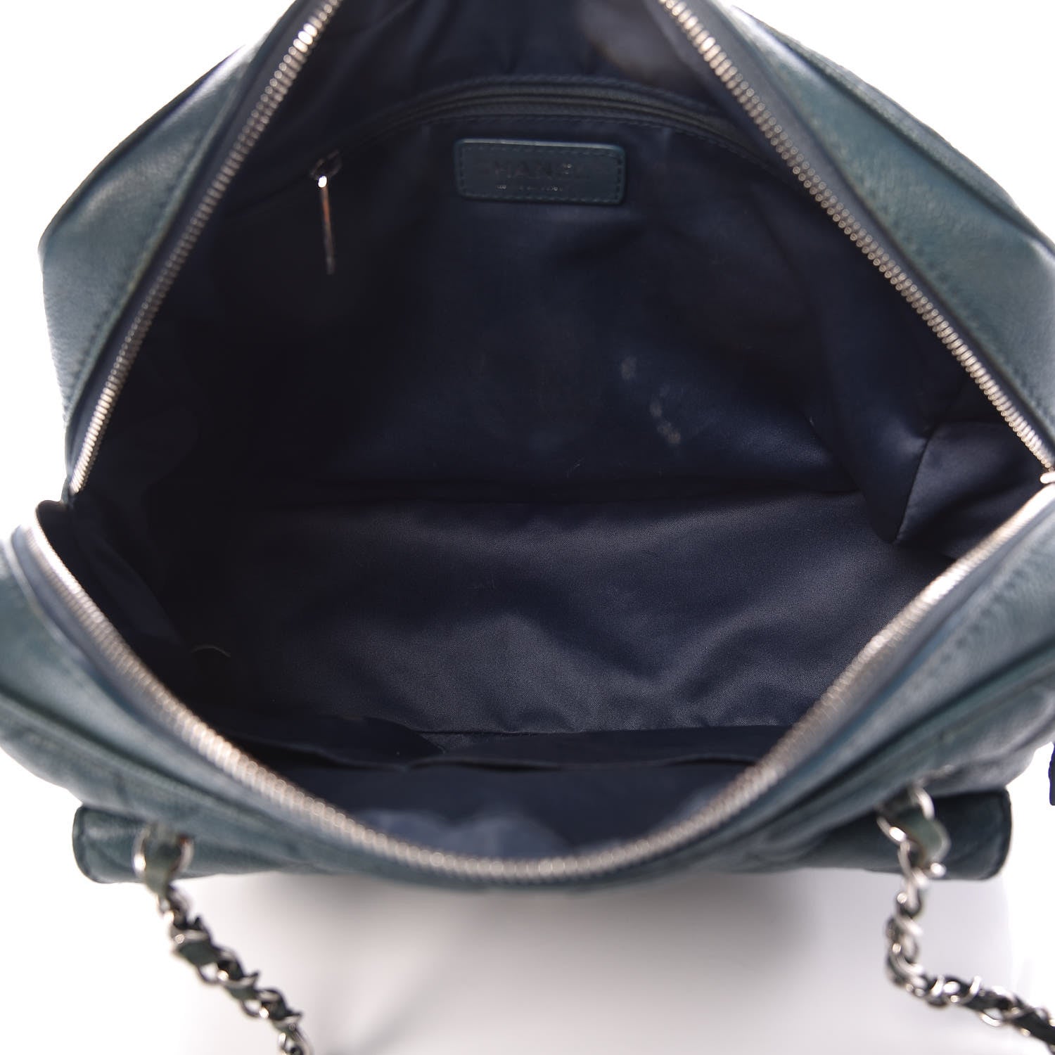 Chanel Caviar Quilted Large Paradoxal Camera Case Turquoise 5 of 20