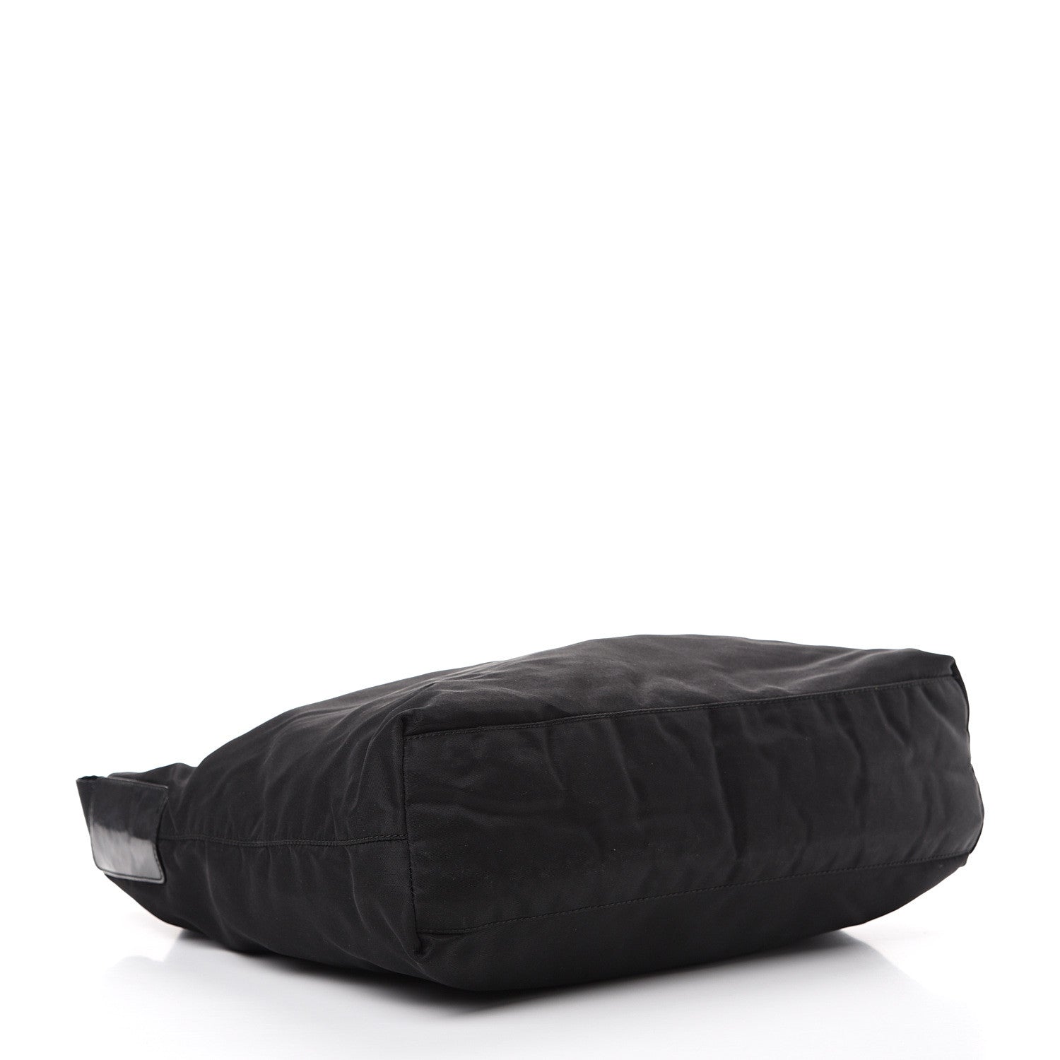 Prada Nylon Flat Messenger Bag Black 3 of 10