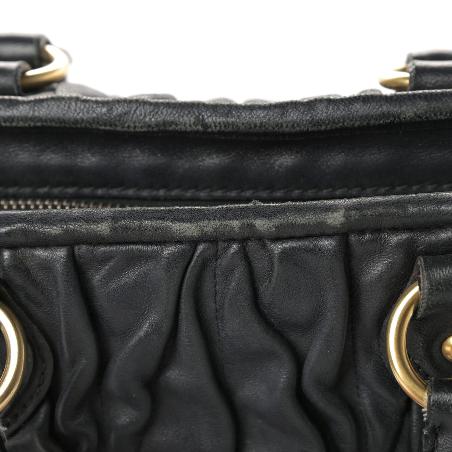 Nappa Matelasse Tote Black