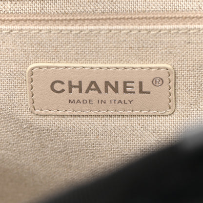 Chanel Mixed Fibers Small Deauville Tote Black 6 of 10