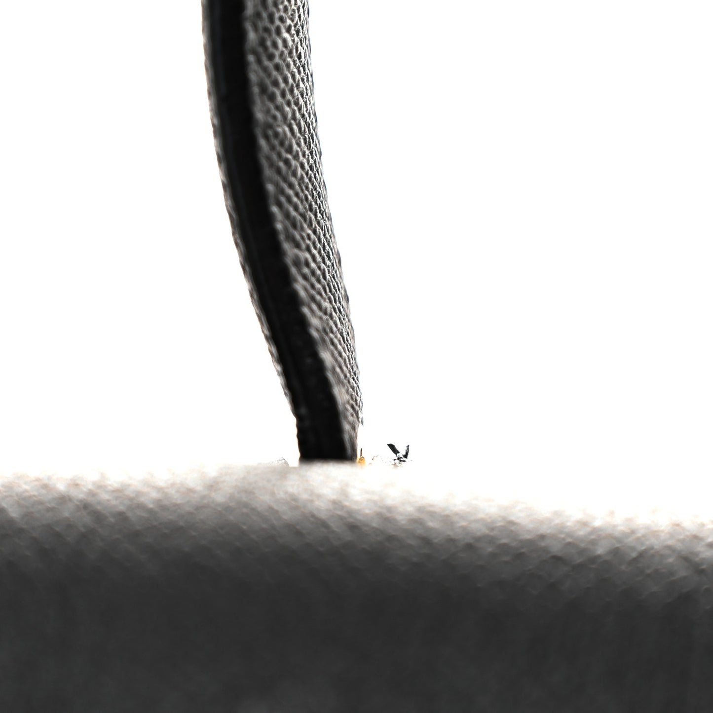 Grained Calfskin Mini Belt Bag Black