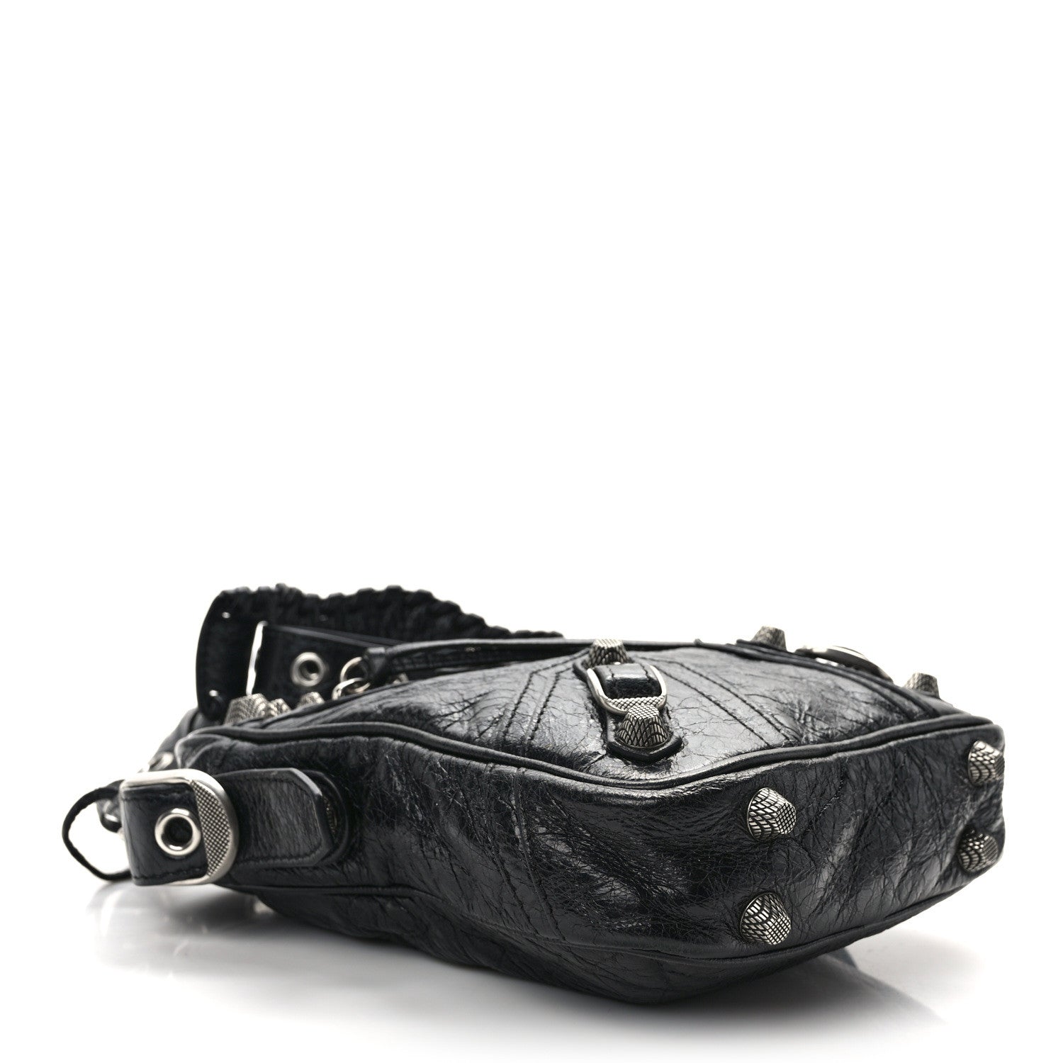 Balenciaga Agneau Arena Le Cagole Crossbody Bag Black 5 of 15