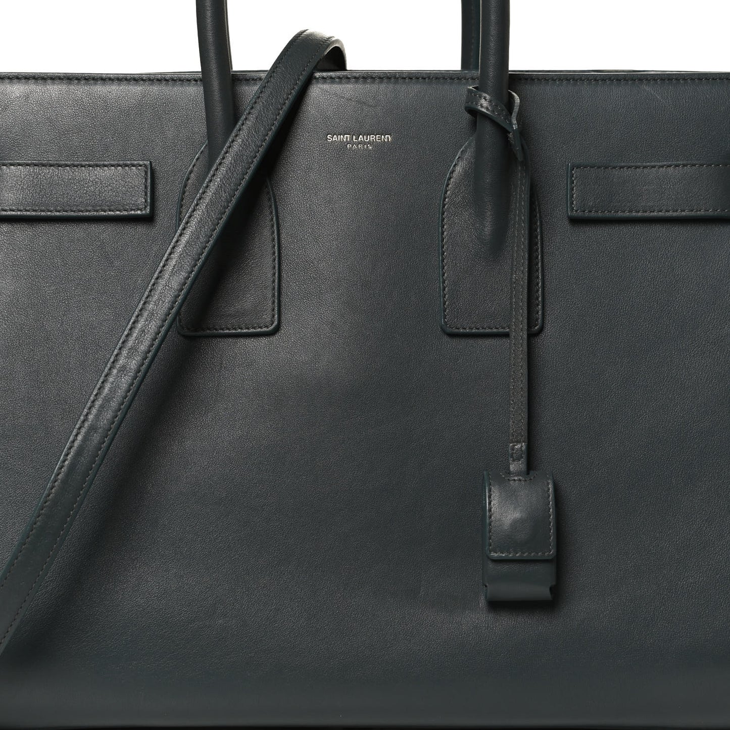 Calfskin Small Sac De Jour Dark Green