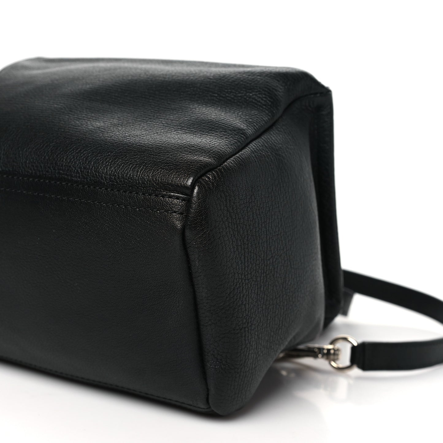 Sugar Goatskin Small Pandora Black