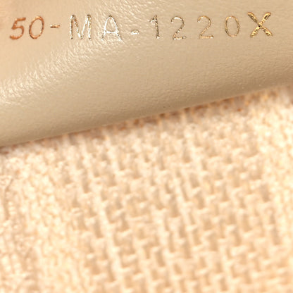 Christian Dior Canvas Embroidered Large Stripes Book Tote Beige 7 of 11