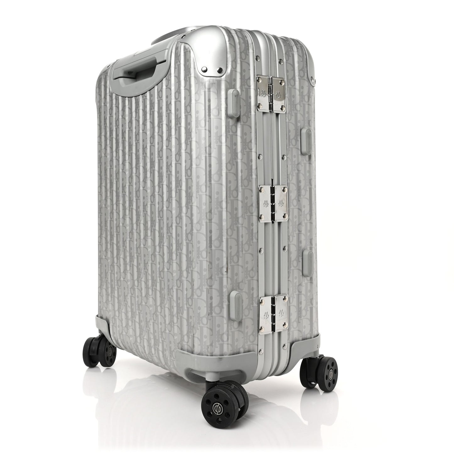 X RIMOWA Aluminum Gradient Cabin Luggage Silver