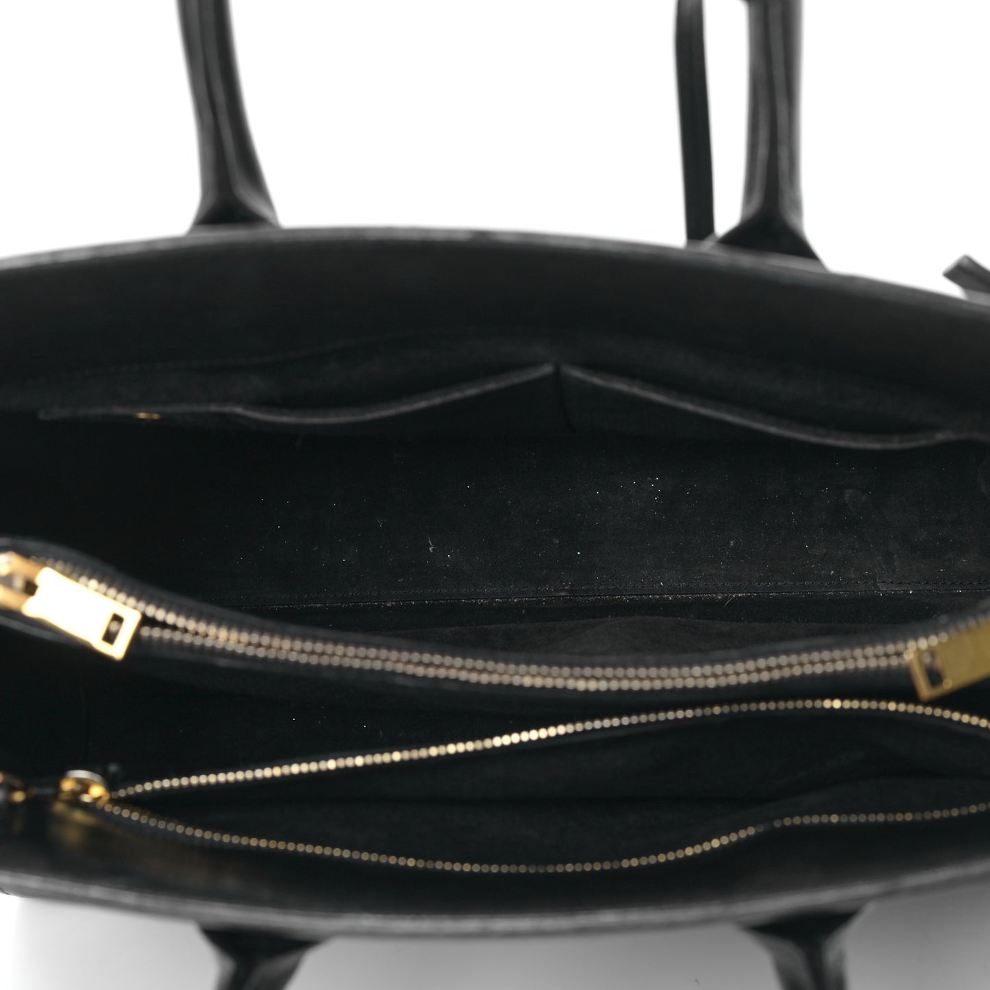 Calfskin Small Sac De Jour Black