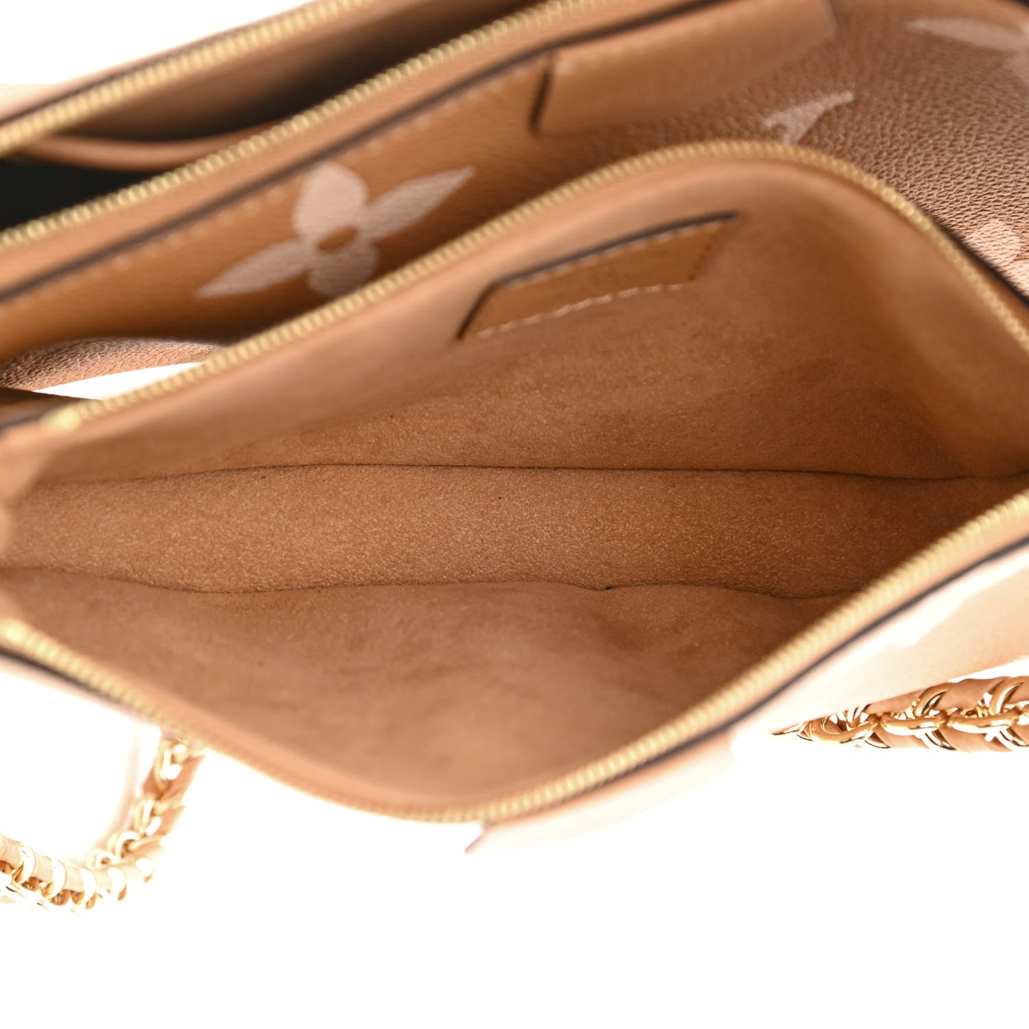Louis Vuitton Empreinte Monogram Giant Multi Pochette Accessories Arizona Creme 6 of 11