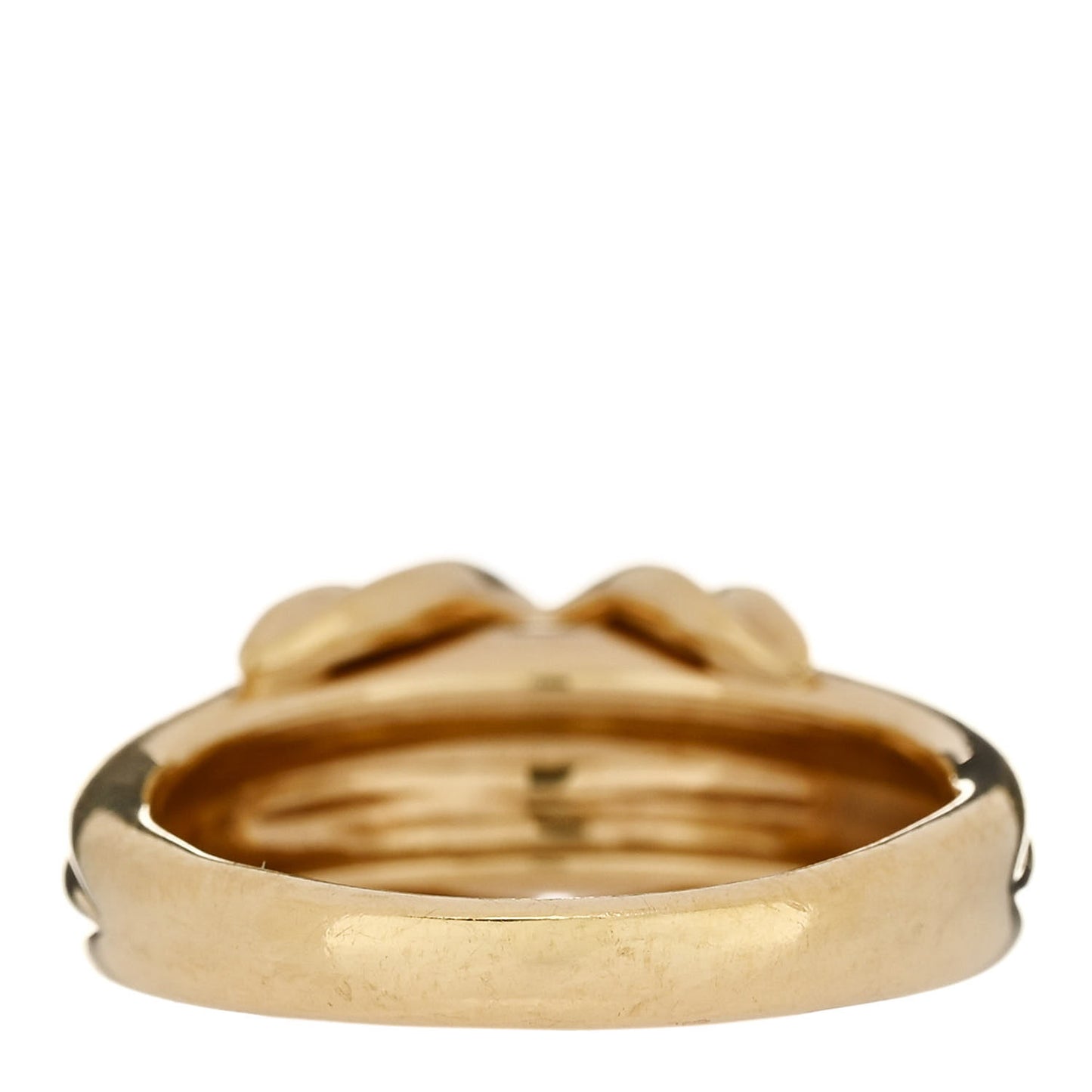 18K Yellow Gold Signature X Ring 50 5.25