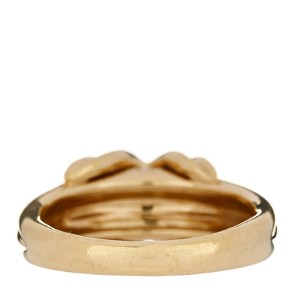 Tiffany 18K Yellow Gold Signature X Ring 50 5.25 3 of 4