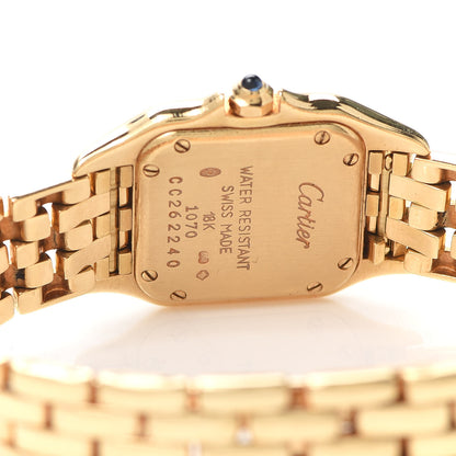 Cartier 18K Yellow Gold 22mm Panthere Quartz Watch 4 of 5